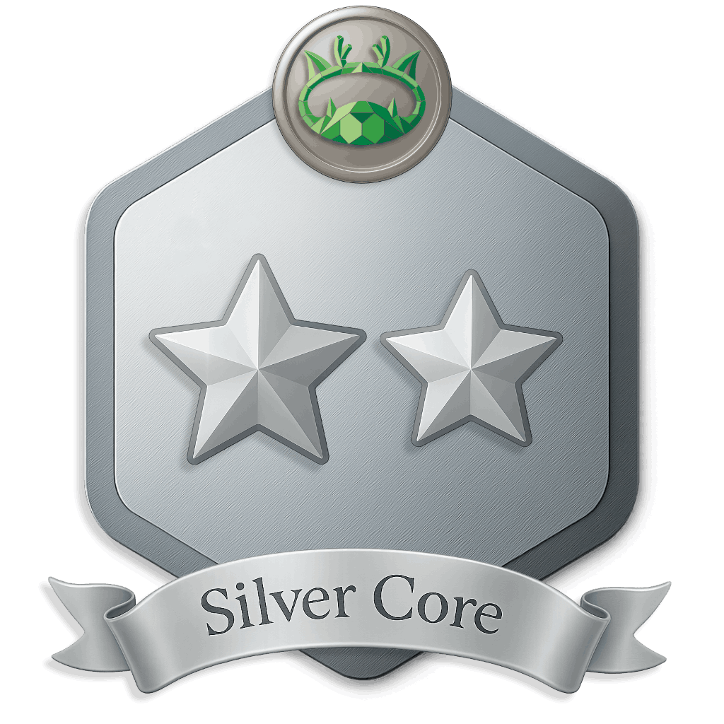 Silver Core Badge